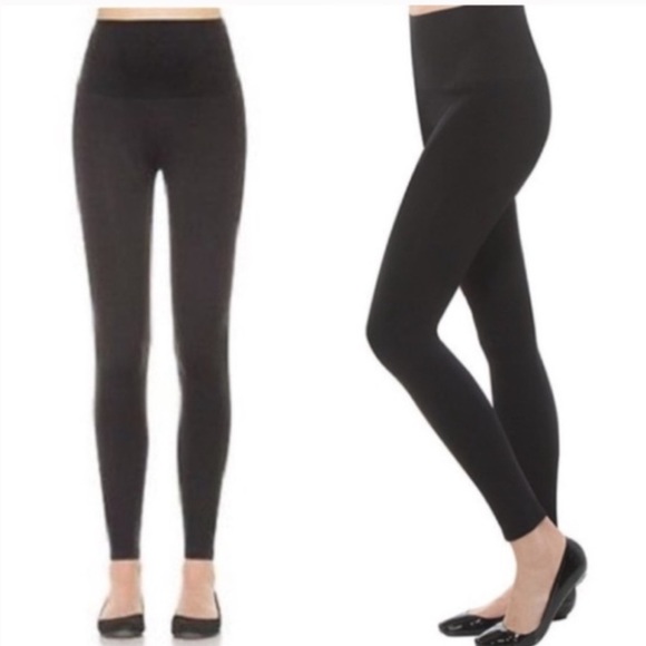 SPANX TAKES OFF SHAPING LEGGINGS SOFT BLACK - Picture 1 of 6